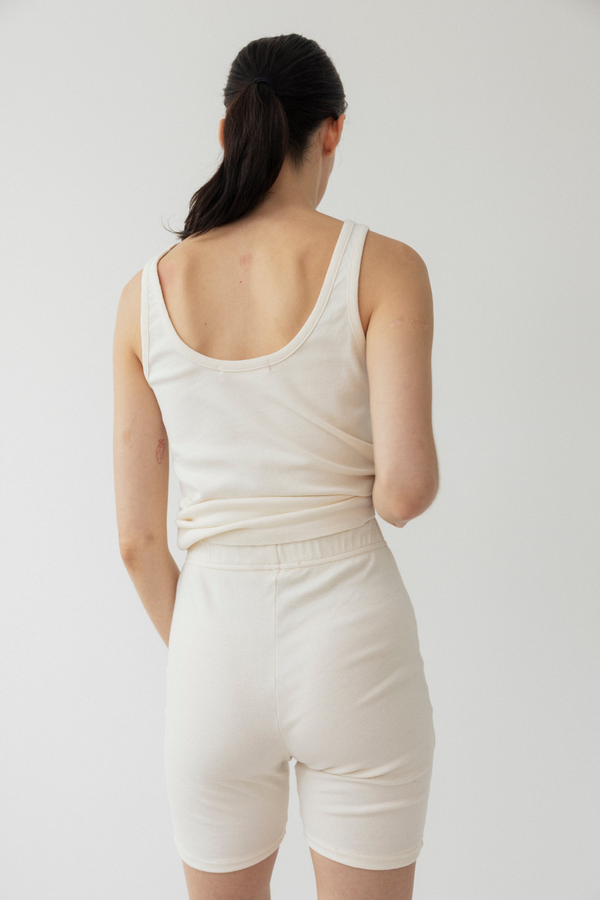 Bike Shorts : Natural