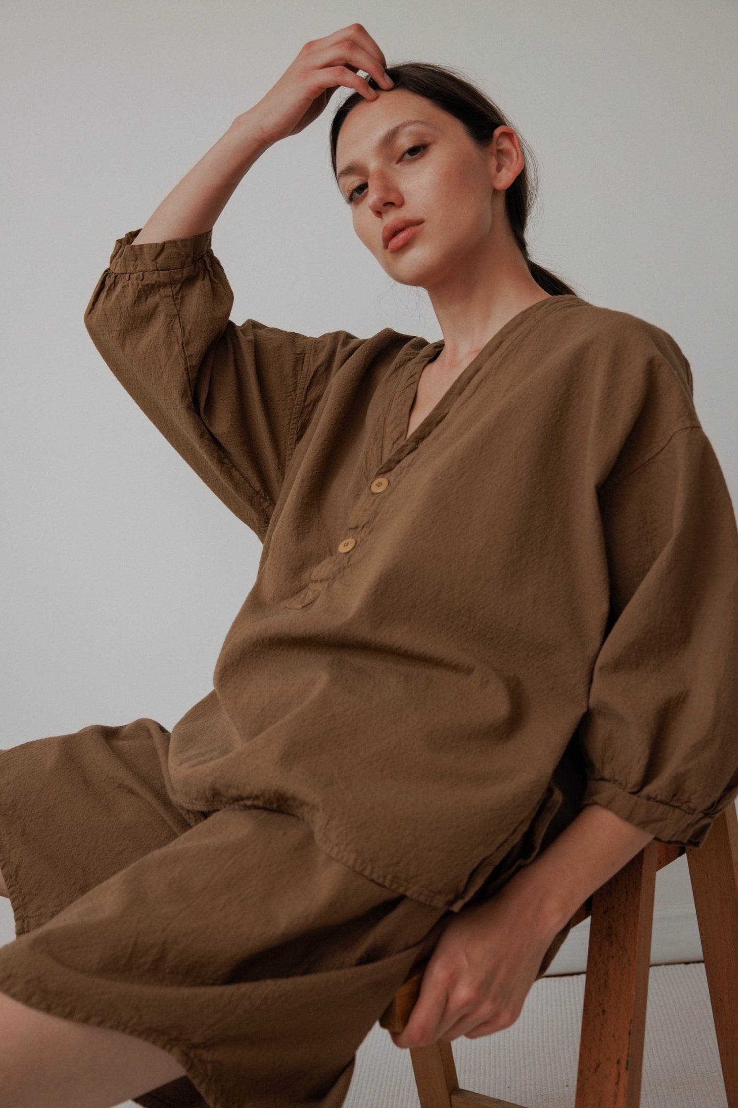Woven Popover : Sepia