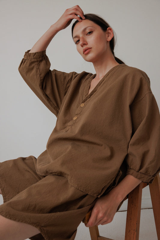Woven Popover : Sepia