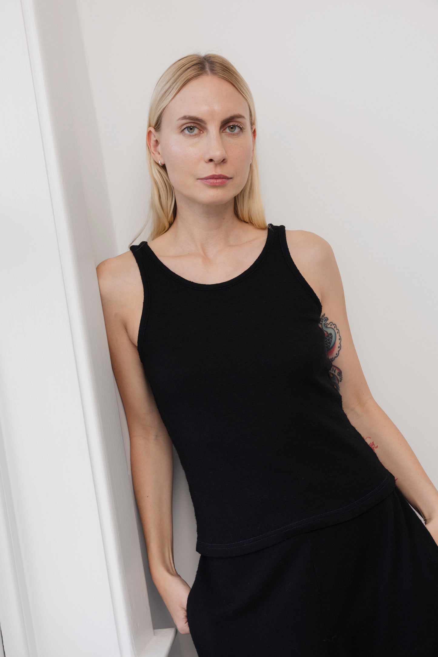 Wool Tank: Onyx