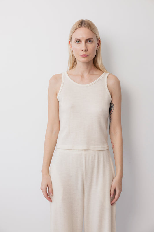 Wool Tank: Natural