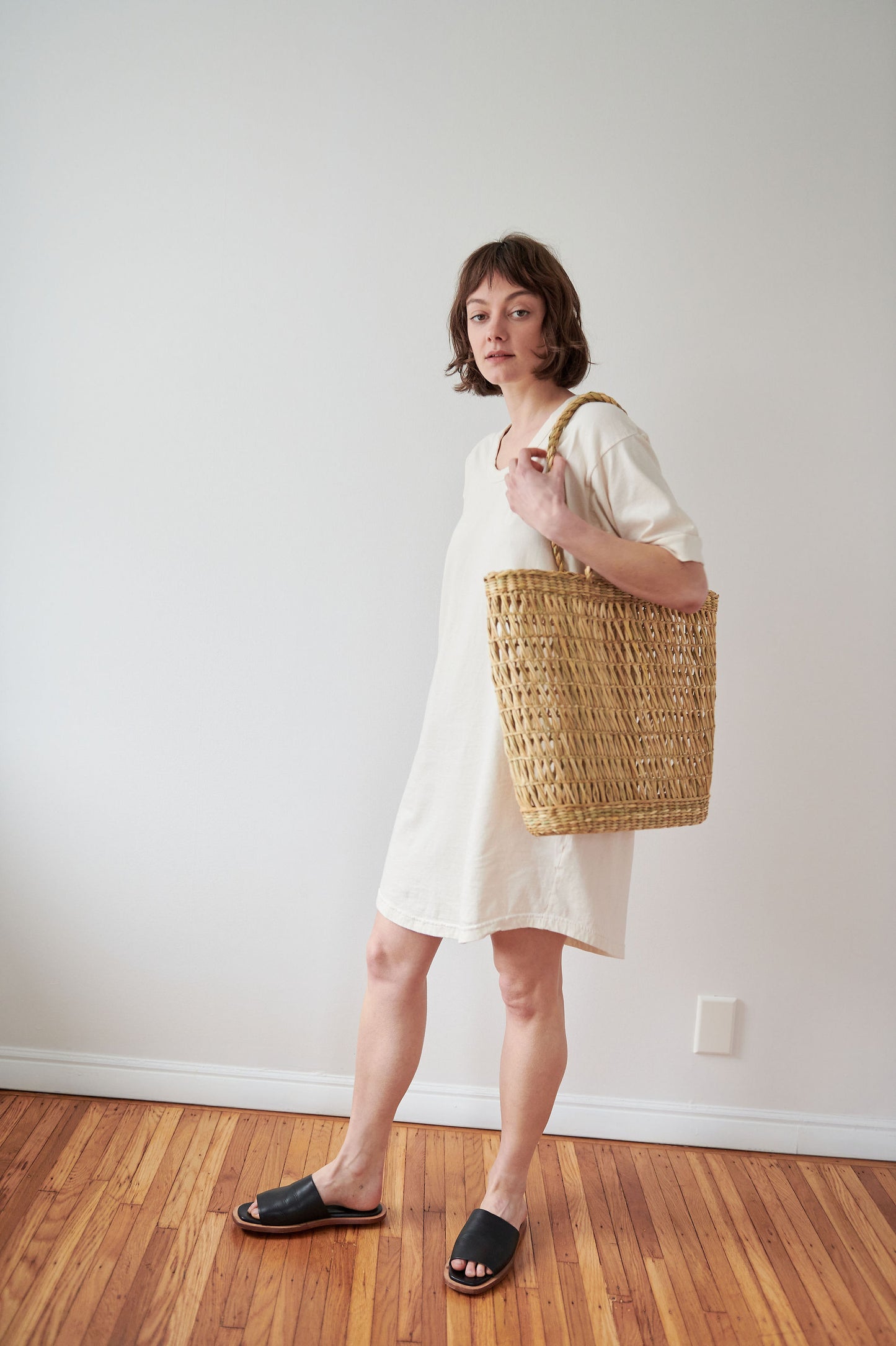 Hand Woven Tote : Natural